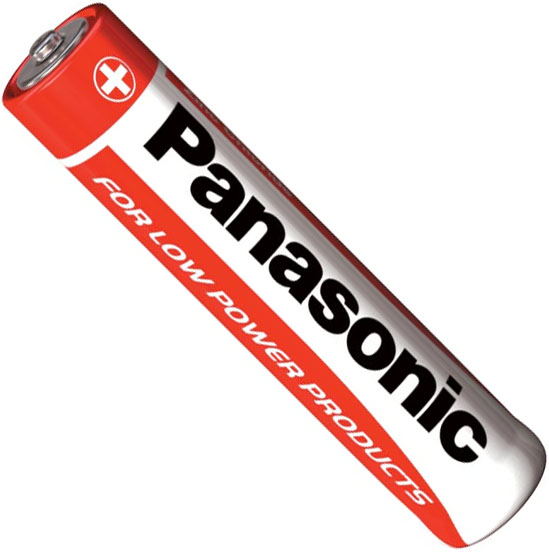 Солевые батарейки AAA Panasonic Red Zinc Carbon.